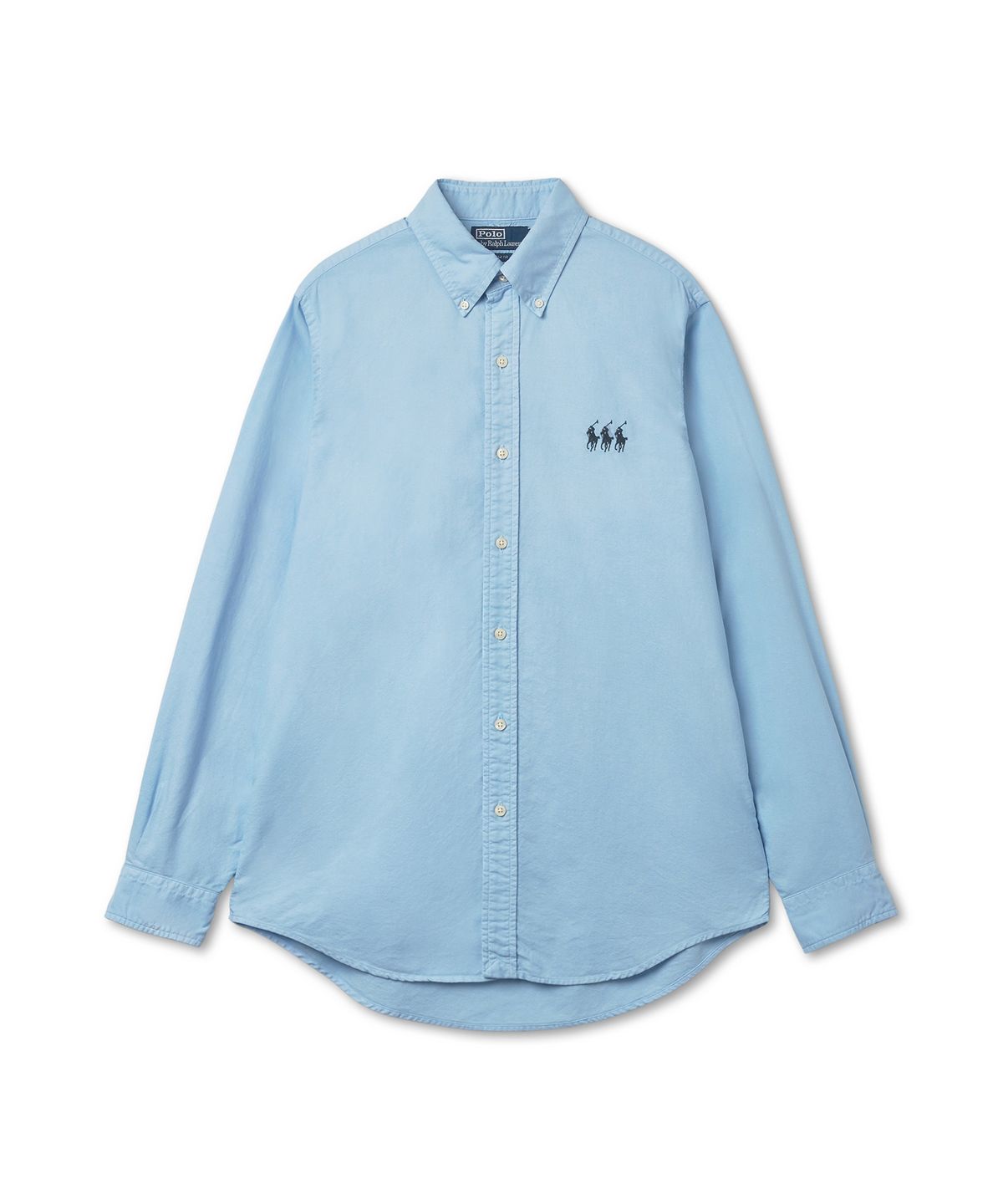 폴로 랄프 로렌(POLO RALPH LAUREN) [Pony Trio] 클래식핏 오가닉 코튼 옥스포드 셔츠-블루