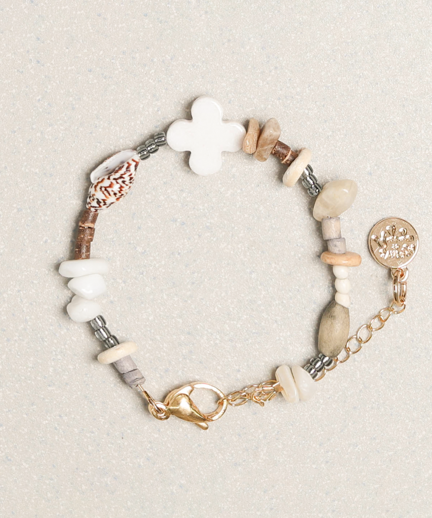 MUSINSA公式 | TOWTOW ARCHIVE Full Clover Bracelet White