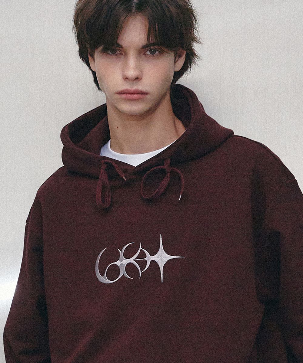 musinsa-gakkai-unions-rounderly-star-hoodie-burgundy