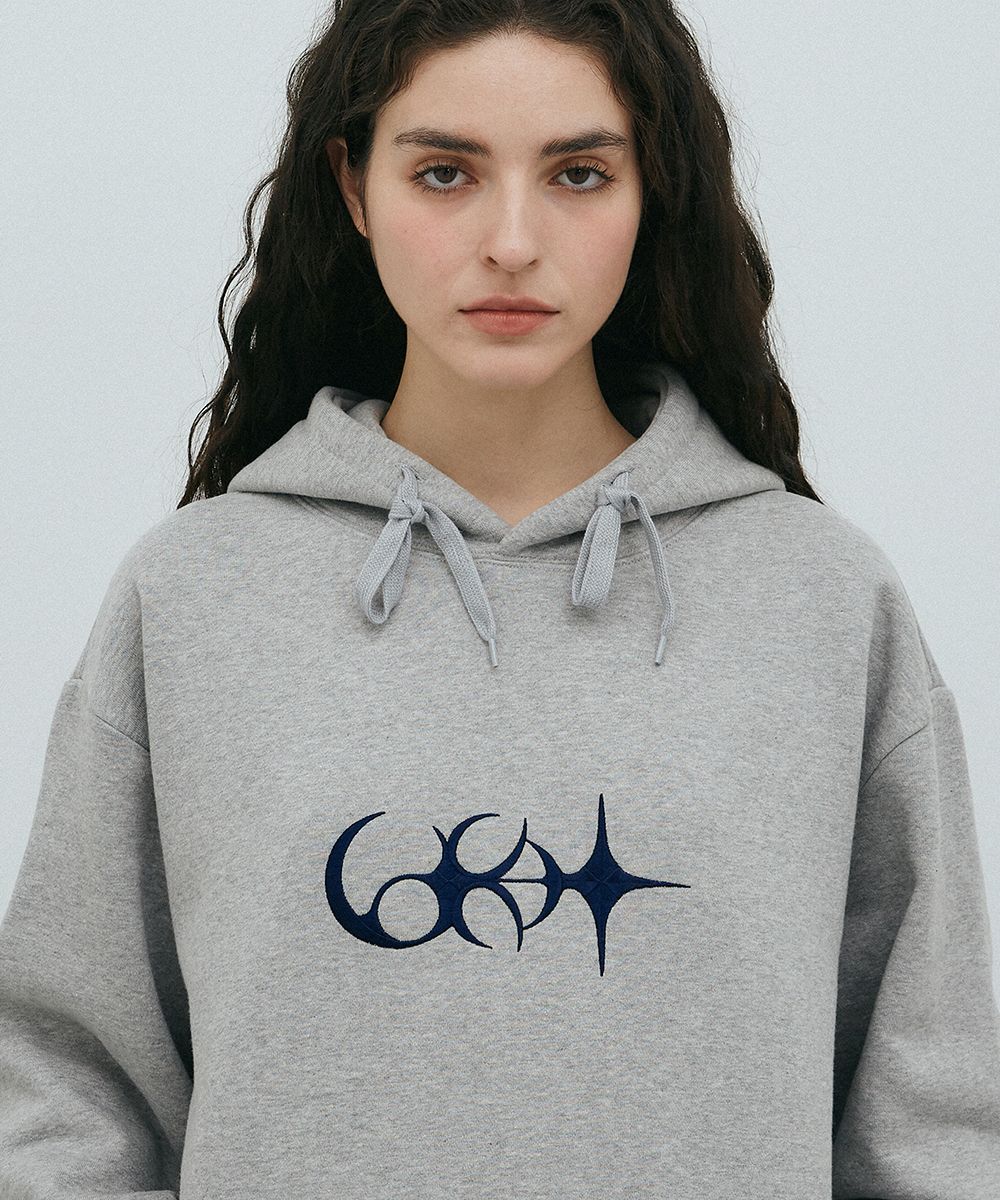 MUSINSA公式 | GAKKAI UNIONS ラウンダリースター フードパーカー グレー