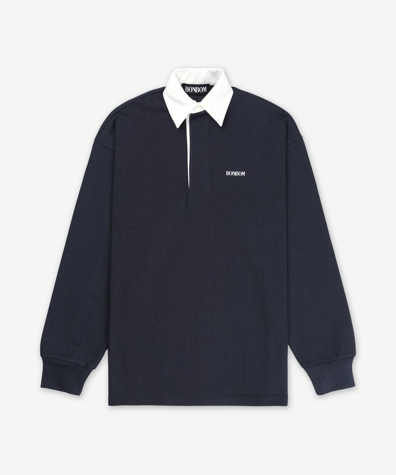 지바 피케 티셔츠 - 네이비 / TSHIRT9NAVY