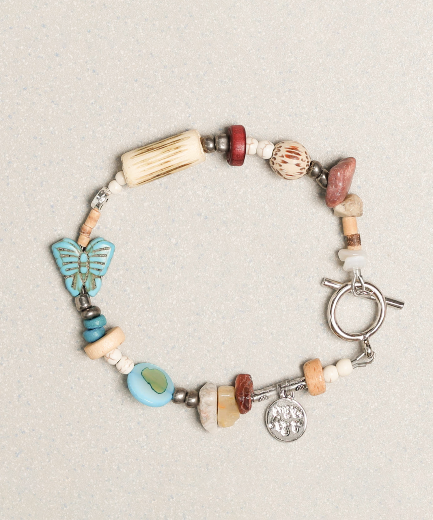 ブレスレット Towtow.archive Paisley Symbol Bracelet Turquoise MUSINSA | TOWTOW ARCHIVE Butterfly symbol bracelet turquoise