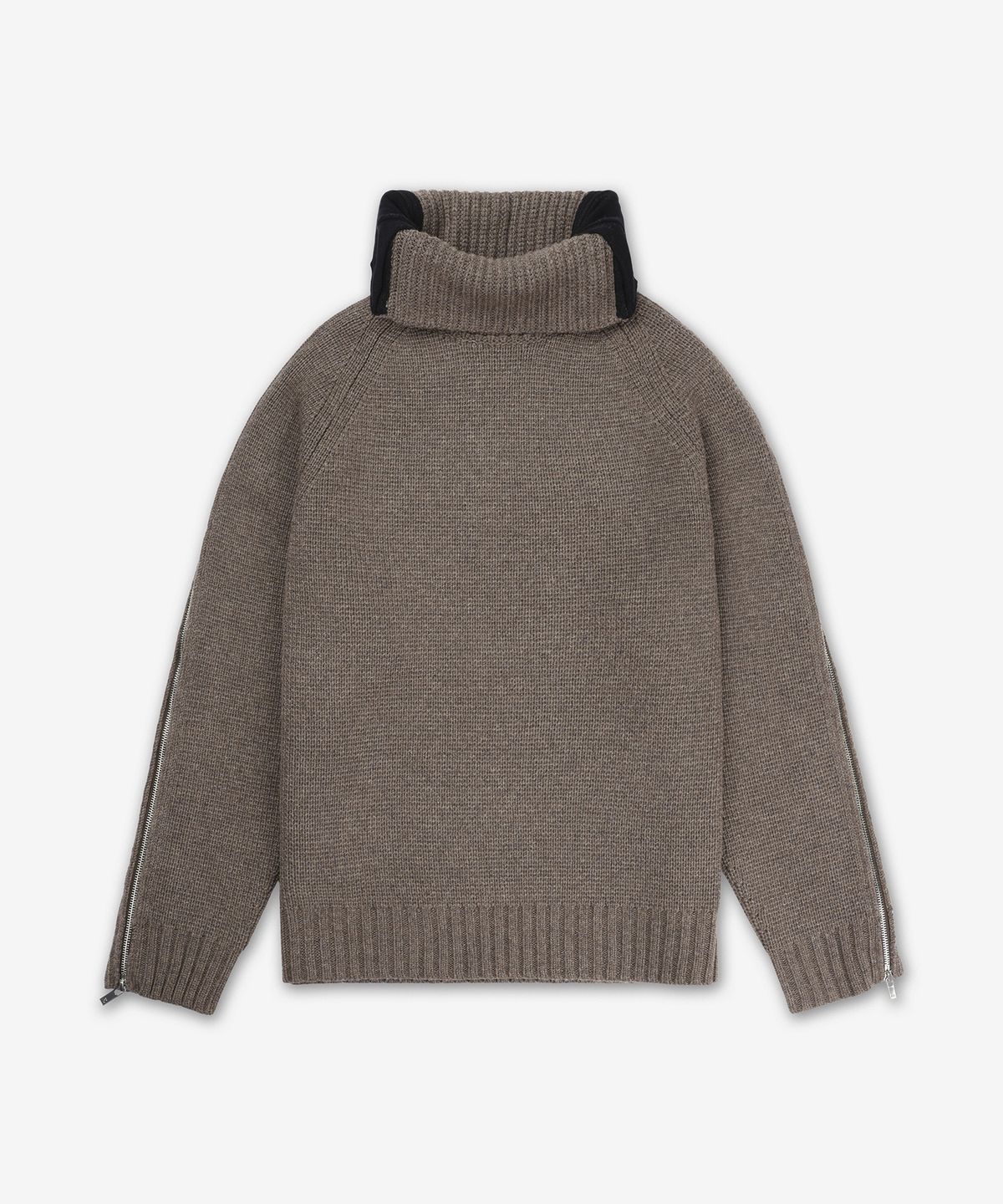 헬무트 랭(HELMUT LANG) 수트케이스 울 터틀넥 니트 - 토프 멜란지 / O06HM797t3e