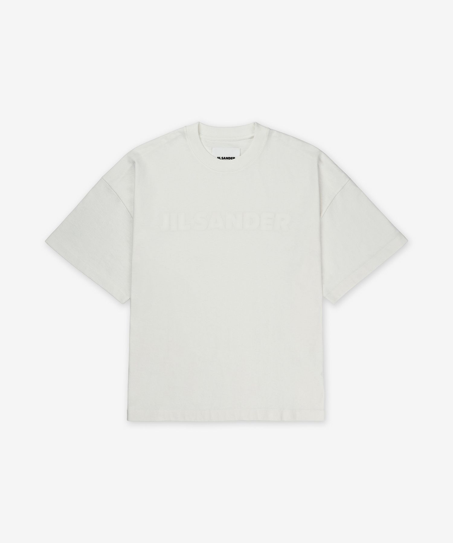 ★Jil Sander★ Logo Short Sleeve T-Shirt Porcelain J21GC0168 Jil Sander - Logo T-Shirt in Porcelain – Stoy