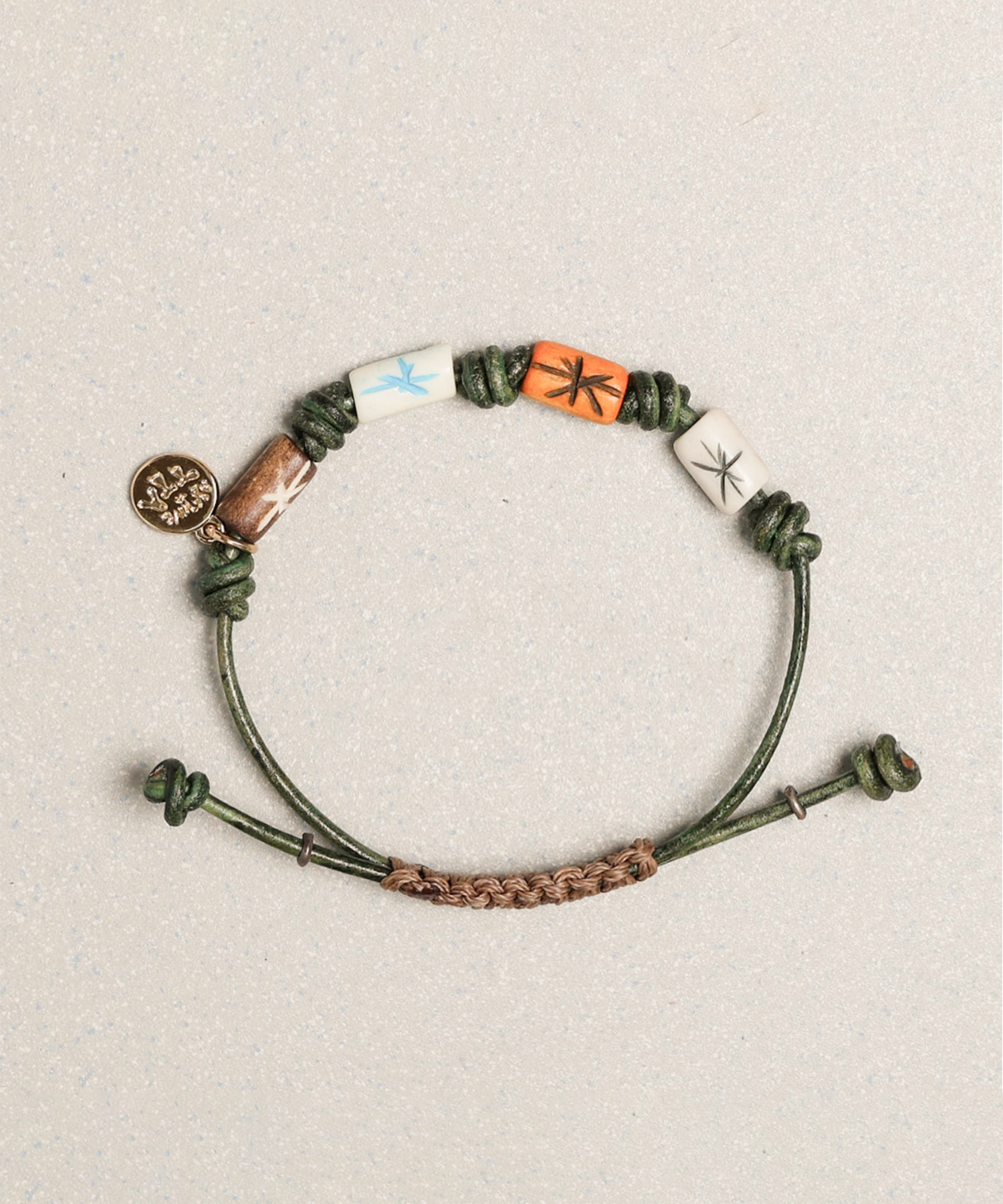 ★tow tow archive★ Ethnic Sun Bracelet Green TBH42ABTB016 MUSINSA | TOWTOW ARCHIVE Ethnic Sun Bracelet Green