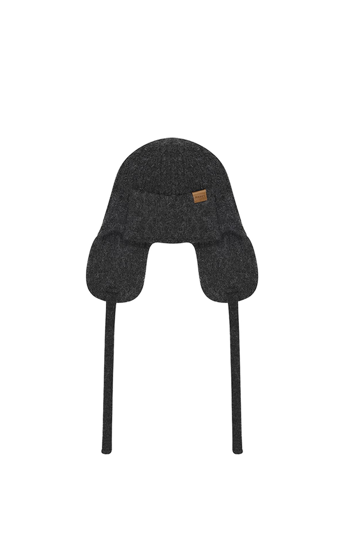 캐피디자인(KAPPY DESIGN) 울니트 트루퍼 햇 (차콜)
