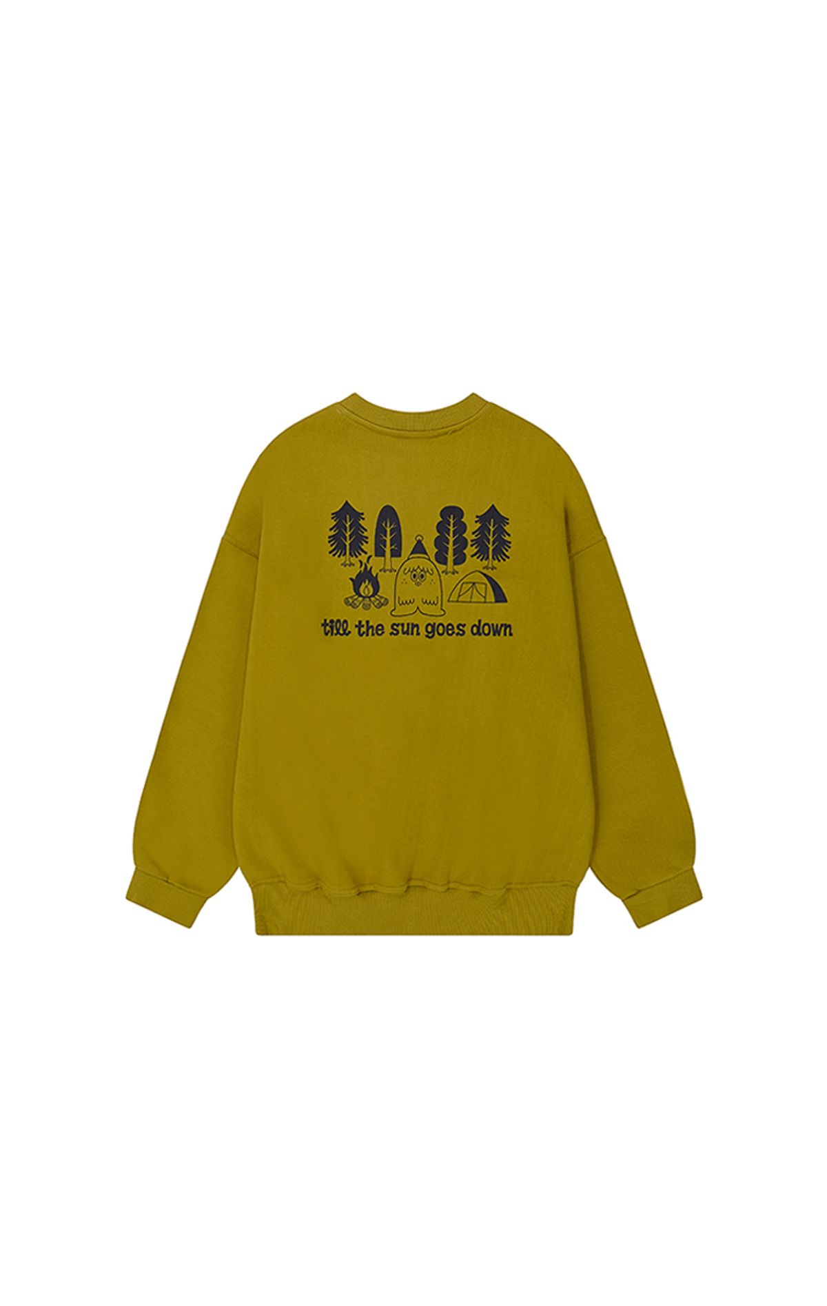 캐피디자인(KAPPY DESIGN) 예띠 플러프 스웨트셔츠 (머스타드)