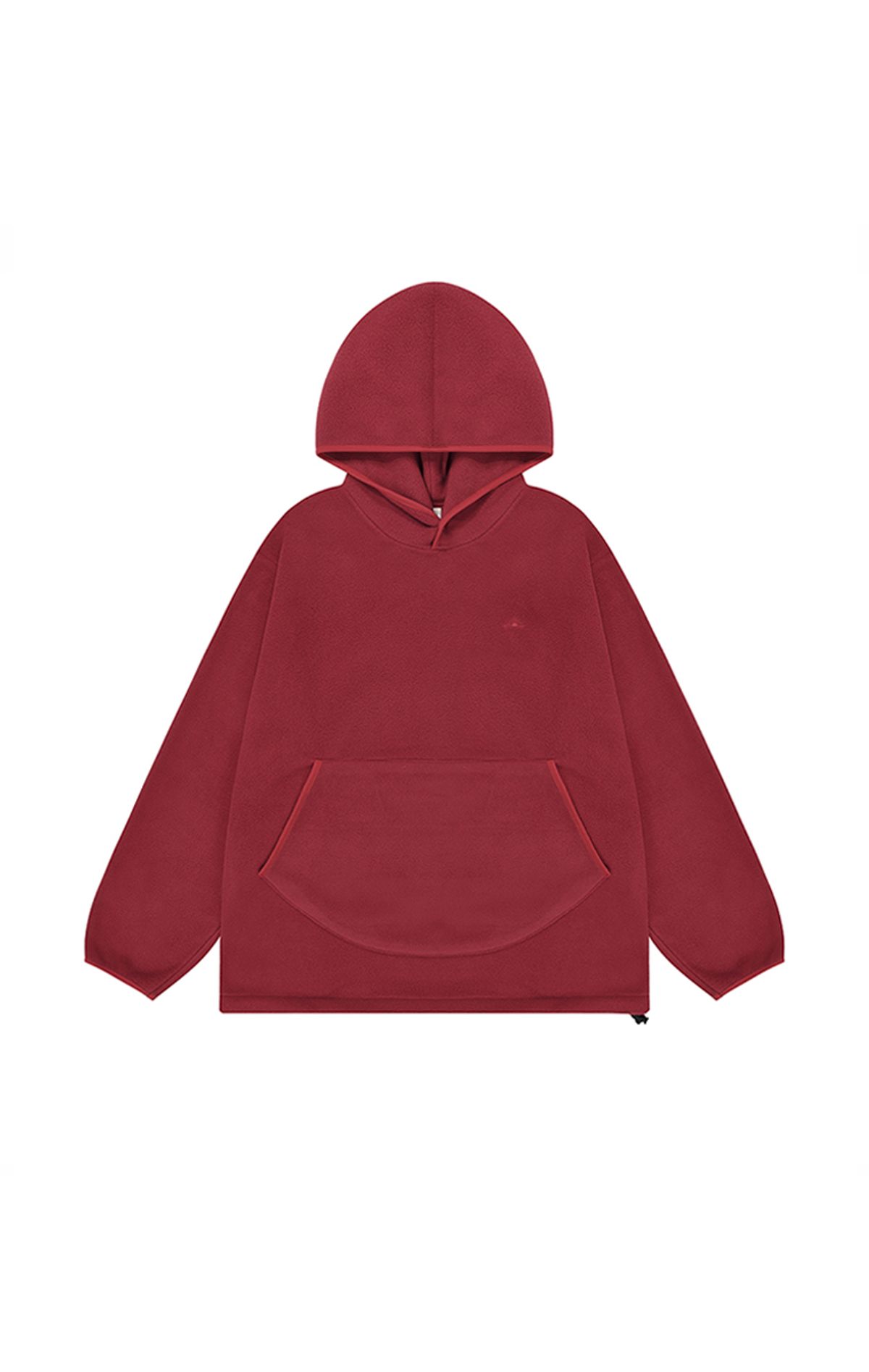 캐피디자인(KAPPY DESIGN) 선라이즈 플리스 버튼 후디(토마토)