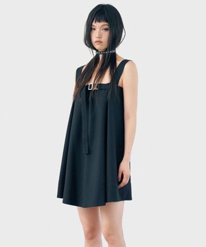 D05.00 Buckle point Dress_Black