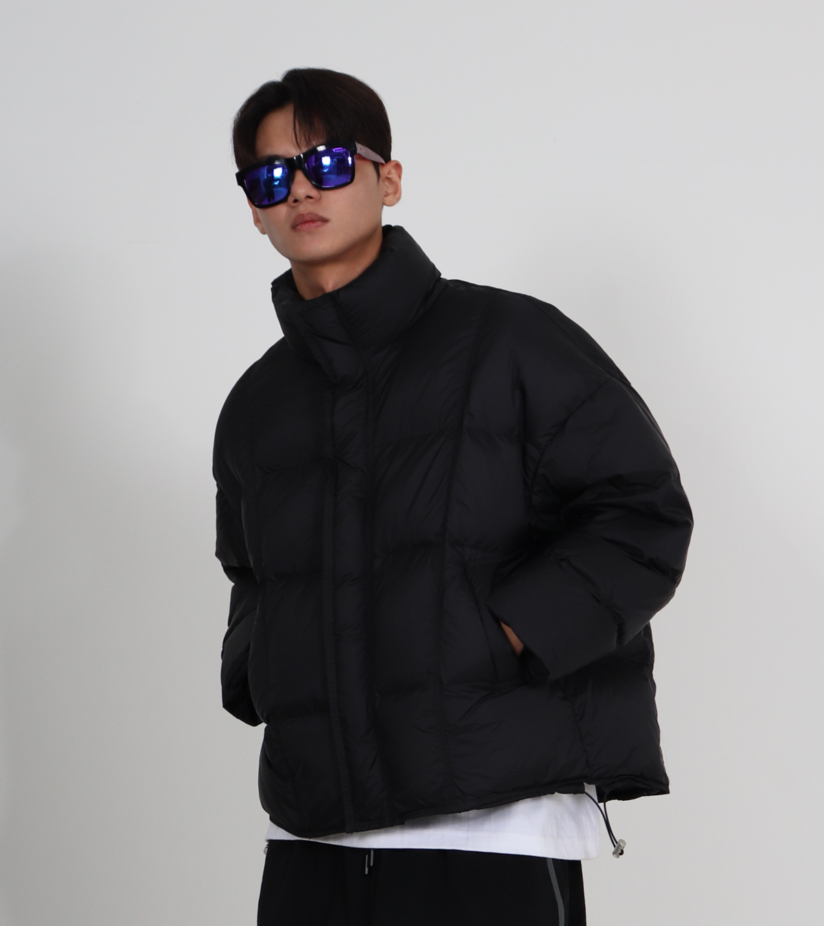 MUSINSA公式 | BUTTON SEOUL [ダックダウン90/10] セミクロップダウン