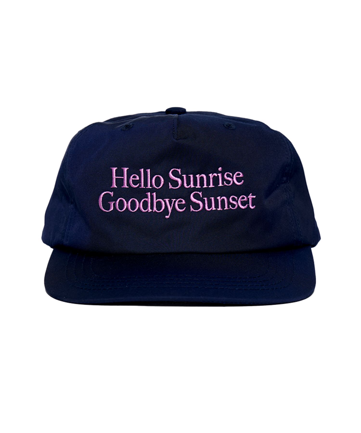 HELLO■Classic Typo Relaxed Fit 5panel Cap_Navy ■送料込 MUSINSA | HELLO SUNRISE Classic Typo Relaxed Fit 5panel Cap_Navy