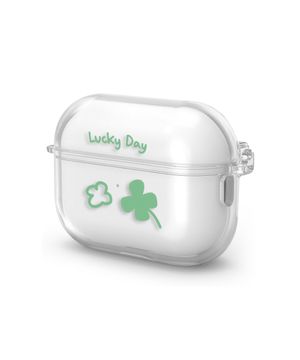 스프링 디자인 투명 젤리 하드 에어팟 버즈 케이스 4/3/2/1/세대/프로/갤럭시