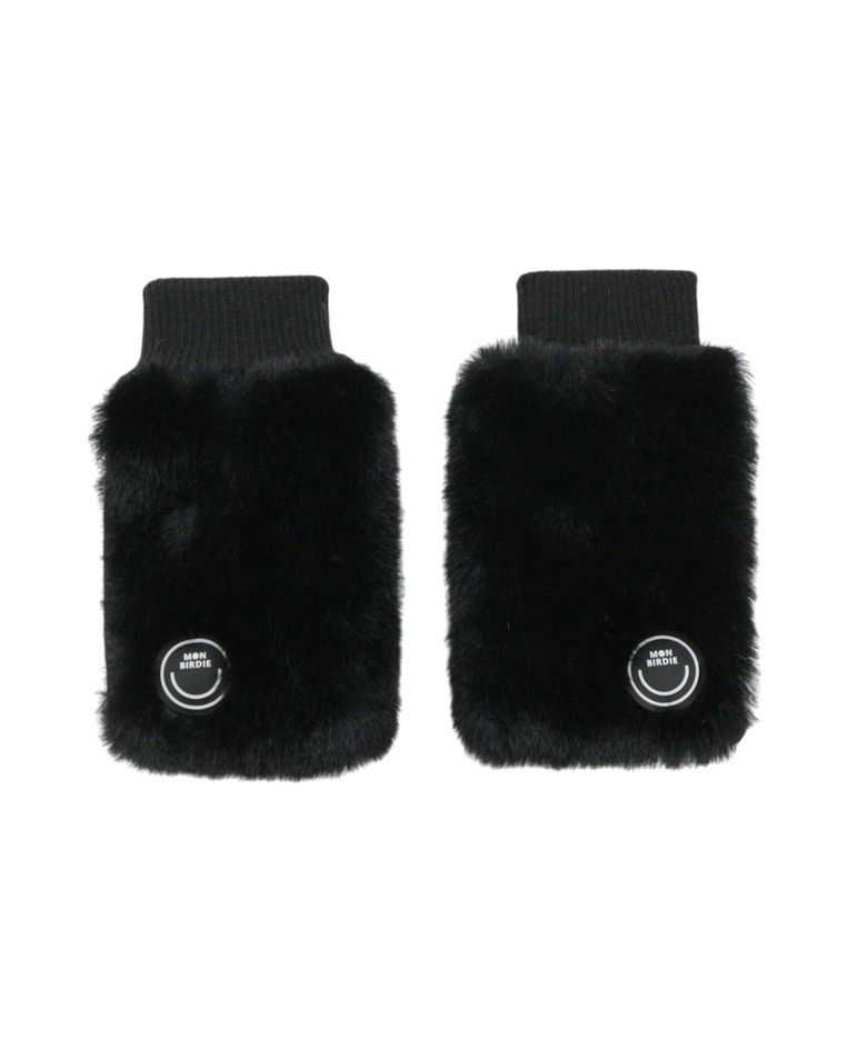방한 퍼(Faux Fur) 골프 글러브 BLACK