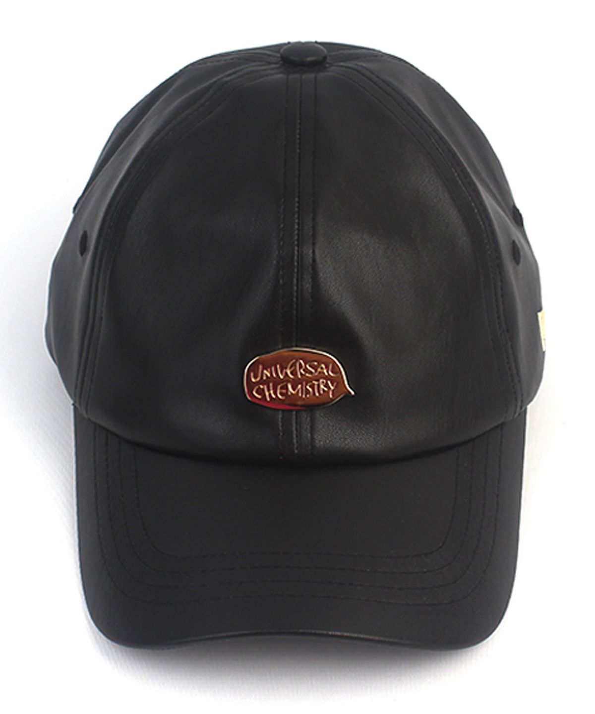 유니버셜 케미스트리(UNIVERSAL CHEMISTRY) Gold Bubble Leather Ballcap 가죽볼캡