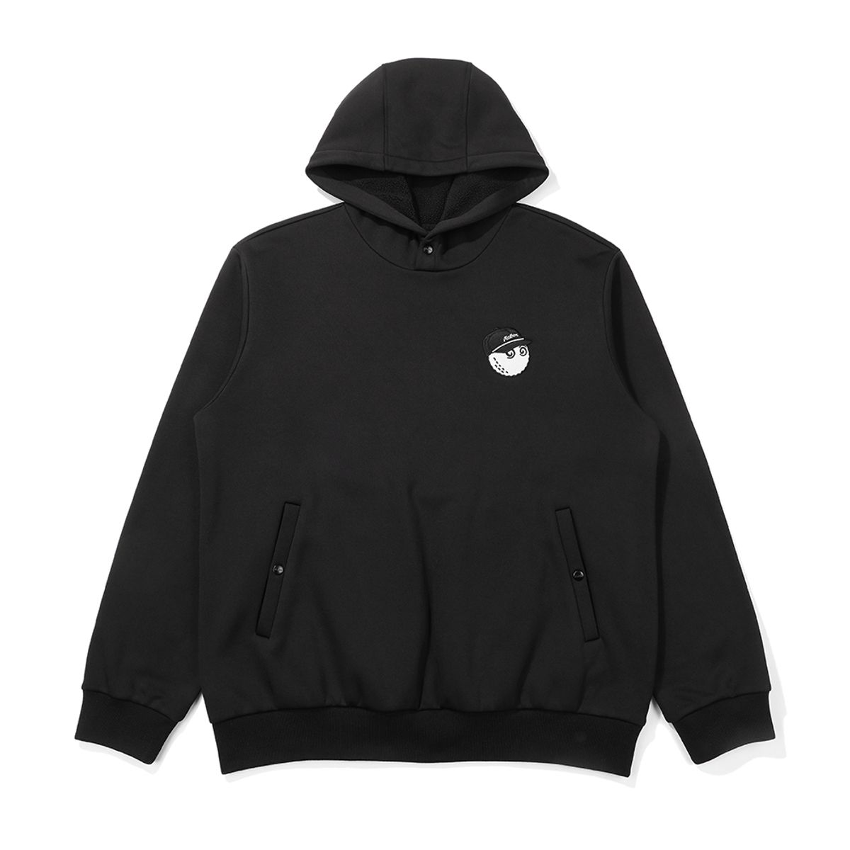 말본 골프(MALBON GOLF) 말본 스크립트 경량 후드 MTM BLACK