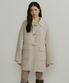 handmade wool duffle coat-oatmeal