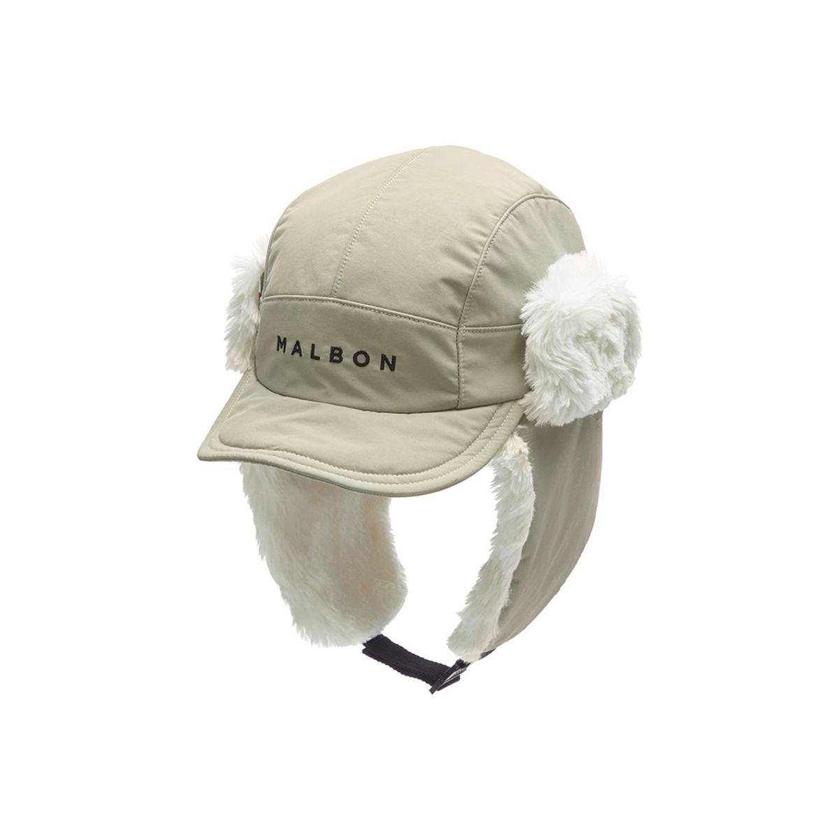 말본 골프(MALBON GOLF) 페이크퍼 플리스 캡 BEIGE