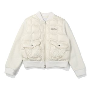 스퀘어 퀼티드 스웨터 하이브리드 자켓 IVORY (WOMAN)