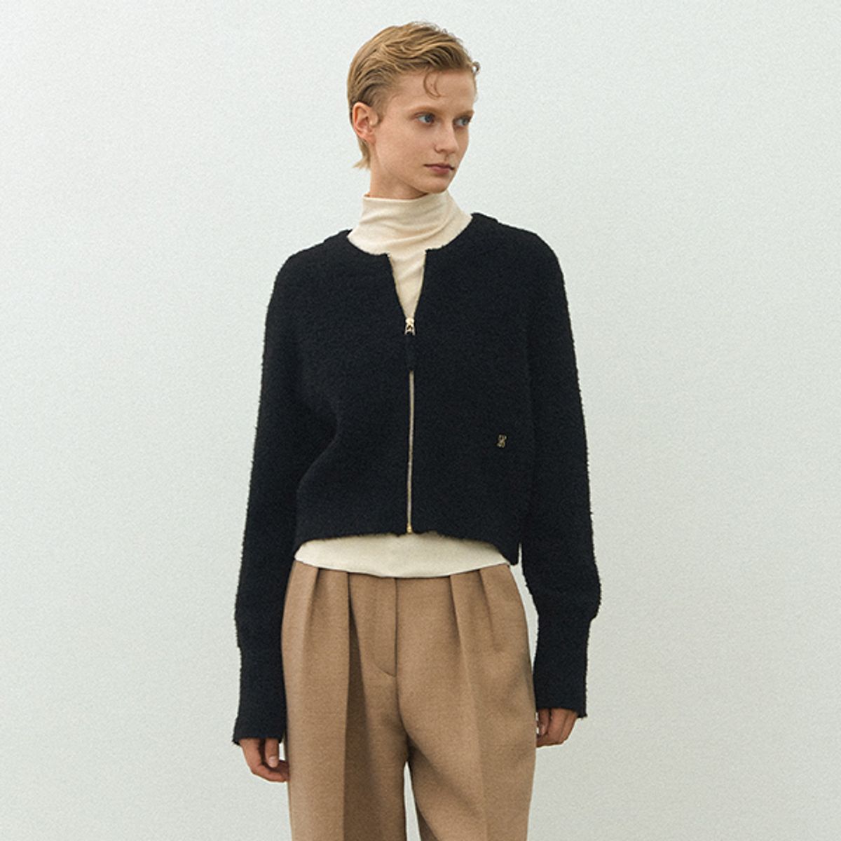 아틀리에 나인(ATELIER NAIN) ESSENTIAL SAGE CARDIGAN(CD-2166)