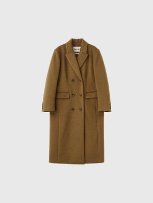 뉴클래식 울 블렌드 롱 코트 [BROWN] / WBD4L10511