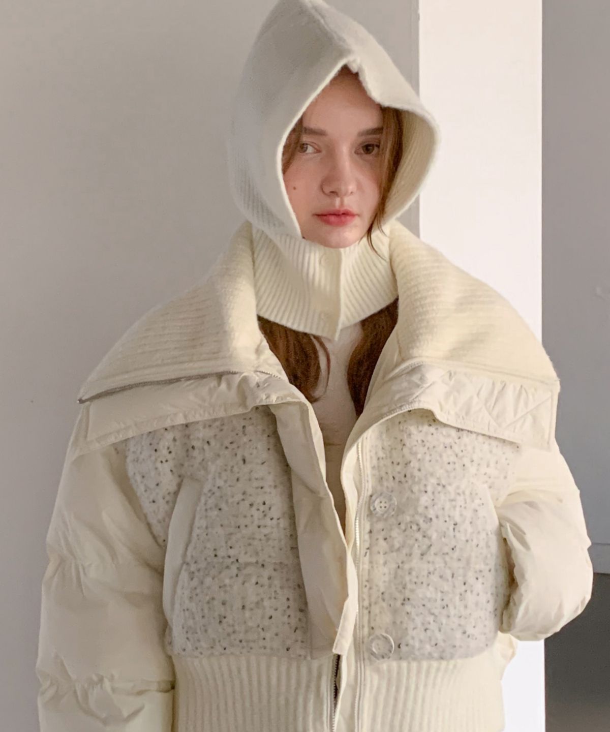 바스카라(VASCARA) 니트 골지 바라클라바 (4colors)
