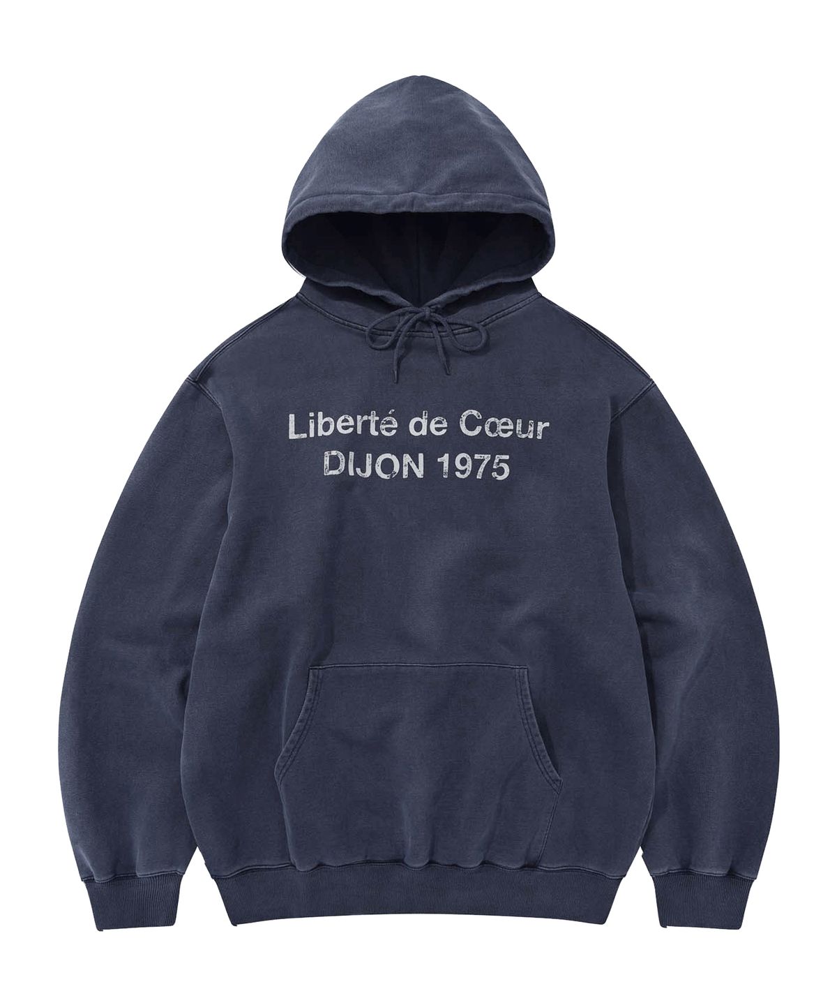 카네이테이(KANEITEI) DIJON WASHED HOODIE (NAVY)