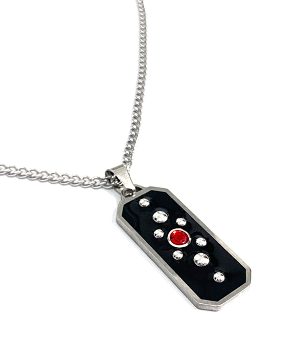 라드픽션(RAD FICTION) HAVEL WESTERN ORNAMENT PENDANT NECKLACE / RED&BLACK