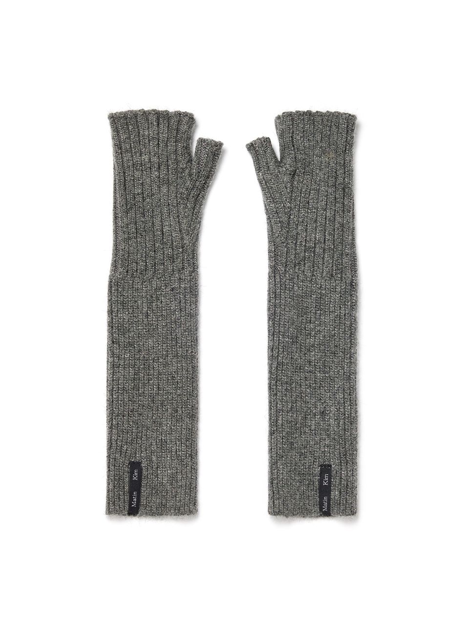 ★MATIN KIM ★MATIN RIBBED HAND WARMER MUSINSA | MATIN KIM MATIN RIBBED HAND WARMER IN GREY