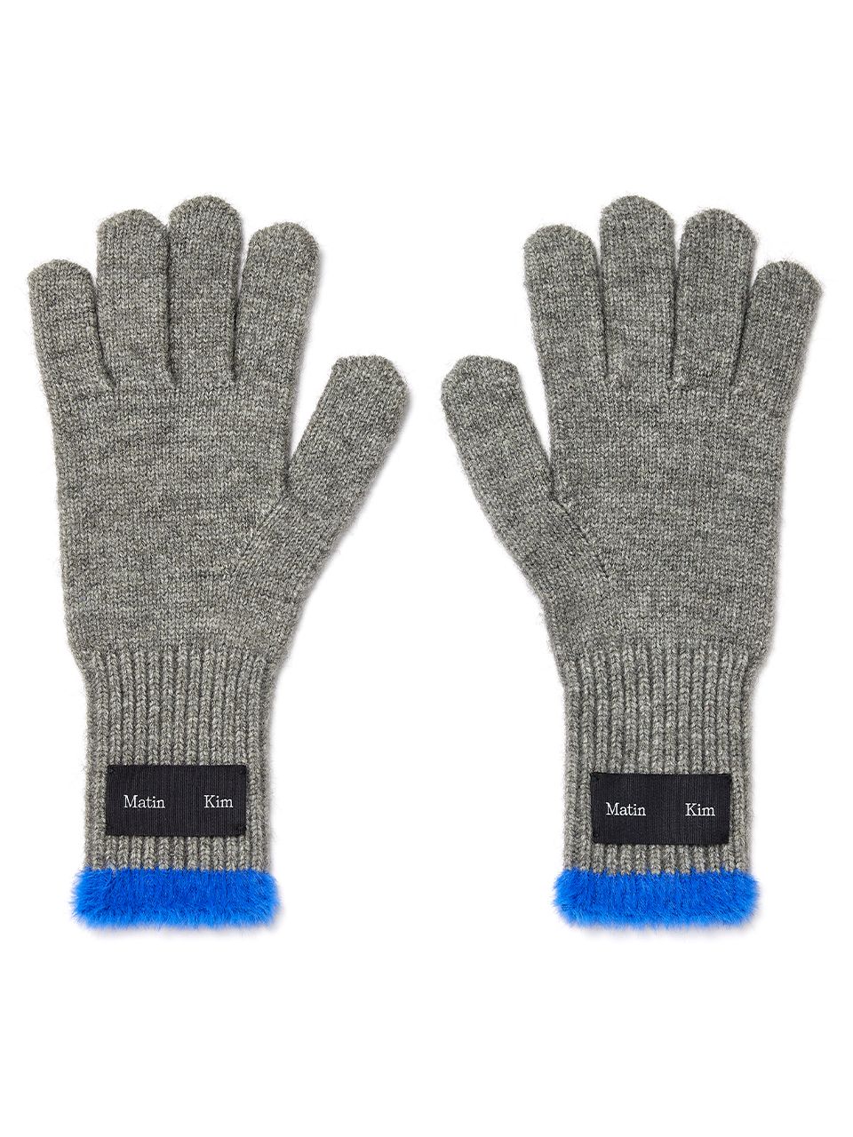 【Matin Kim】韓国人気★ TWO TONE FINGER HOLE GLOVES MUSINSA | MATIN KIM TWO TONE FINGER HOLE GLOVES IN GREY