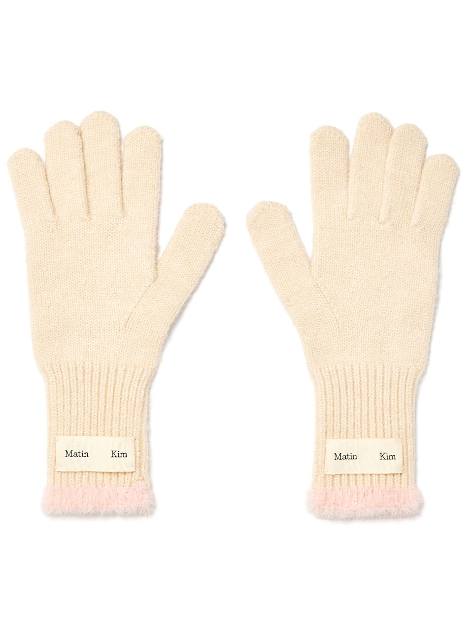 【Matin Kim】TWO TONE FINGER HOLE GLOVES MUSINSA | MATIN KIM TWO TONE FINGER HOLE GLOVES IN IVORY