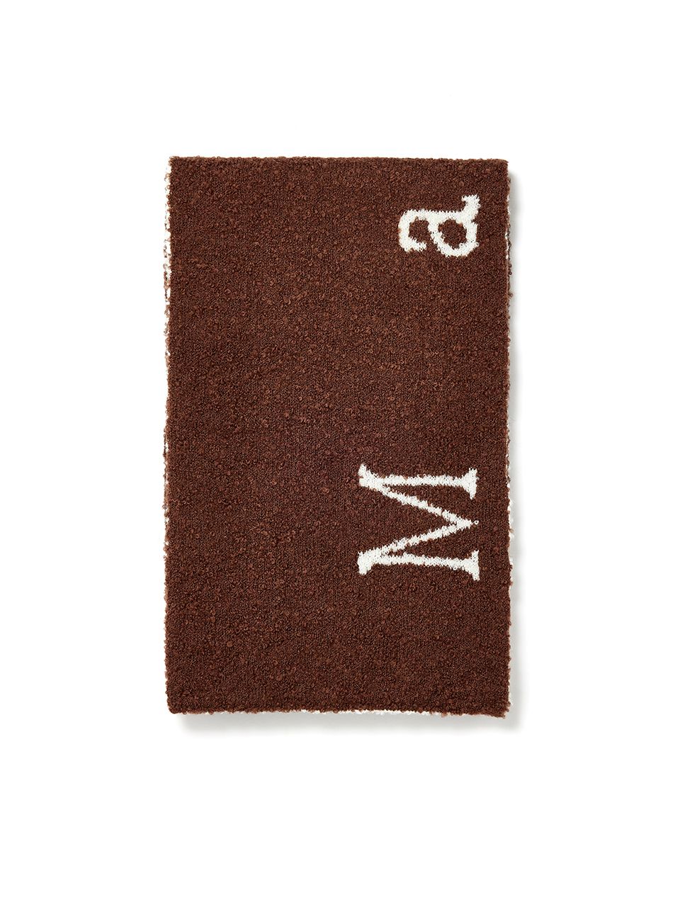 TWO TONE LETTERING MUFFLER IN SKY – Matin Kim