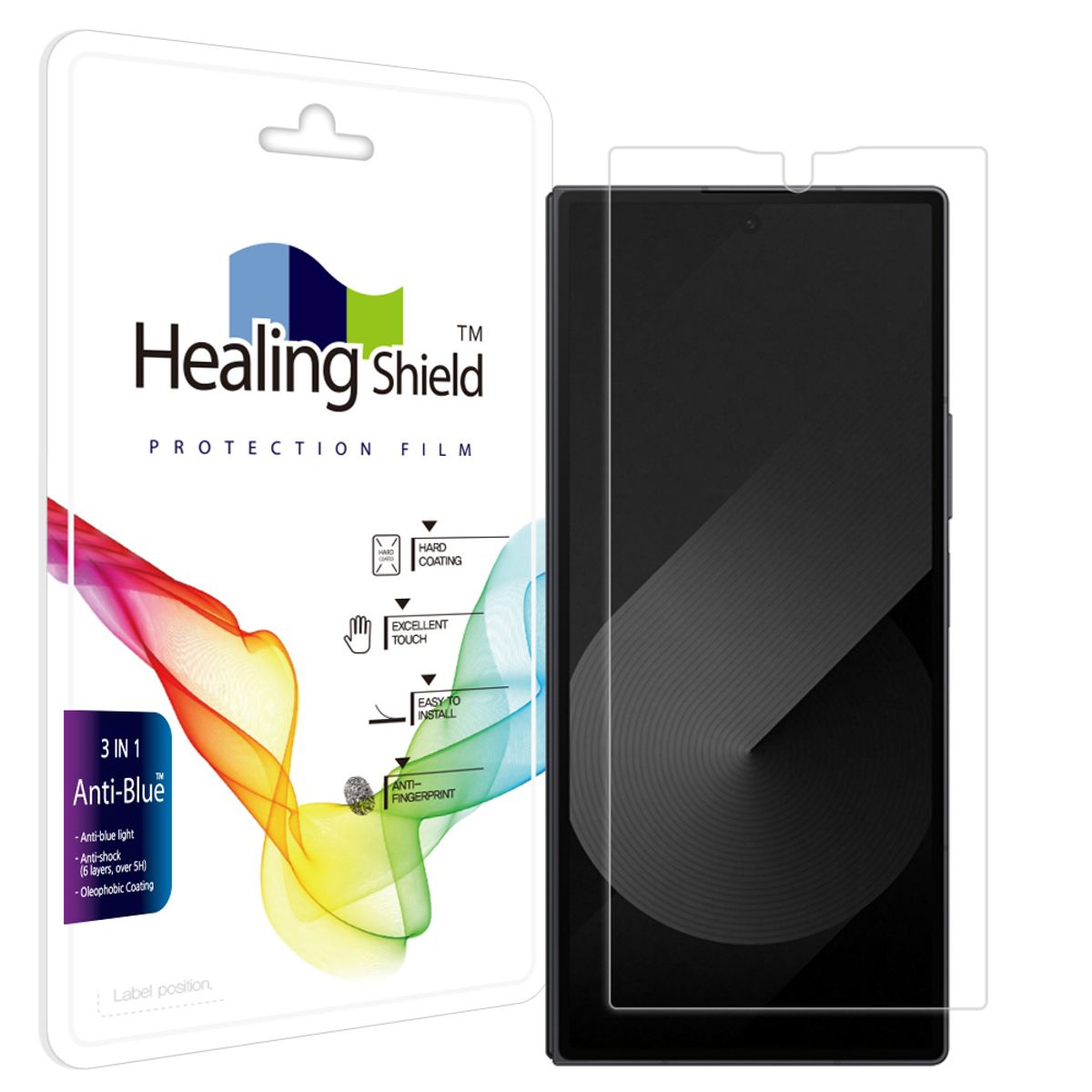 힐링쉴드(HEALINGSHIELD) 갤럭시 Z폴드 SE 블루라이트차단 외부액정 보호필름 1매