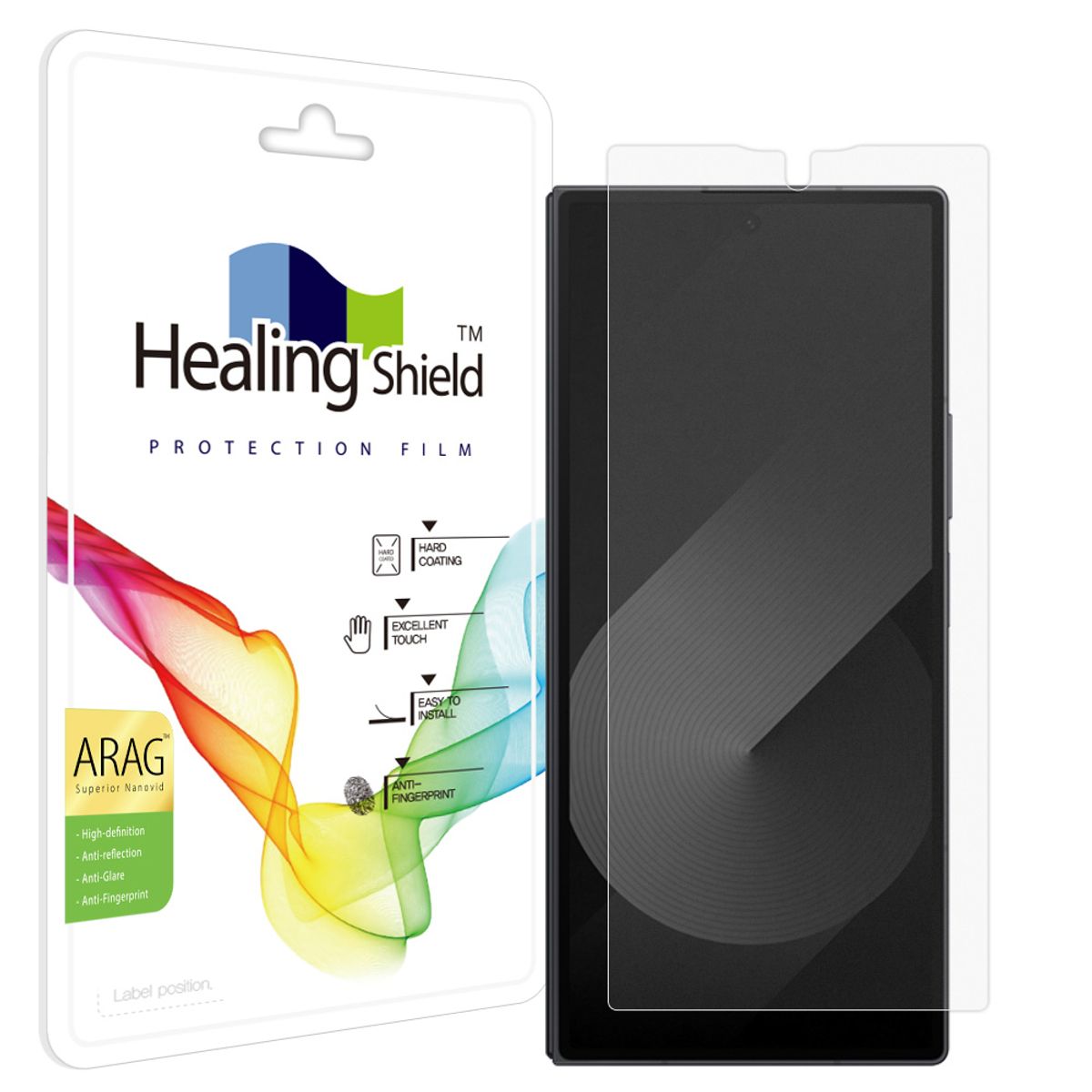 힐링쉴드(HEALINGSHIELD) 갤럭시 Z폴드 SE ARAG 고화질 저반사 외부액정 보호필름 1매