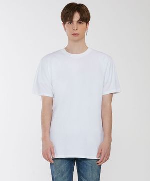 [2PACK]20수 롱 레이어드 트임 반팔티