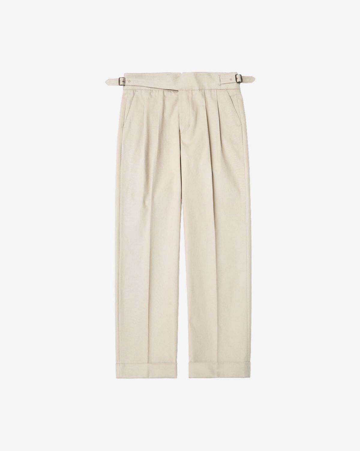 솔티(SORTIE) Cotton Gurkha Trousers (Ivory)