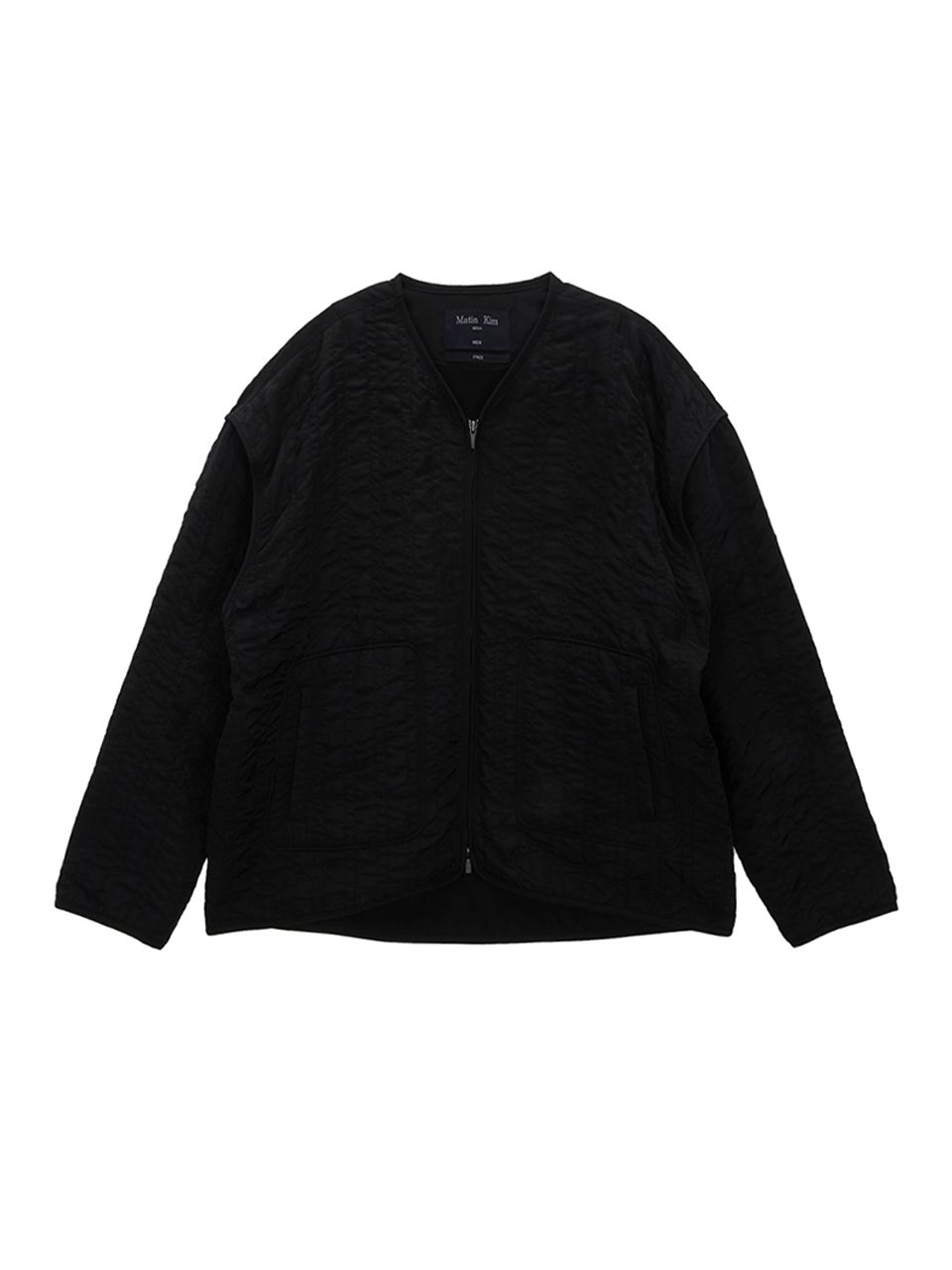 MUSINSA | MATIN KIM WARM UP QUILTING JUMPER FOR MEN IN BLACK