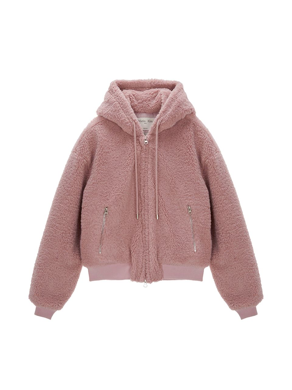 MUSINSA | MATIN KIM LOGO POINT FLEECE HOODY JUMPER FOR WOMEN