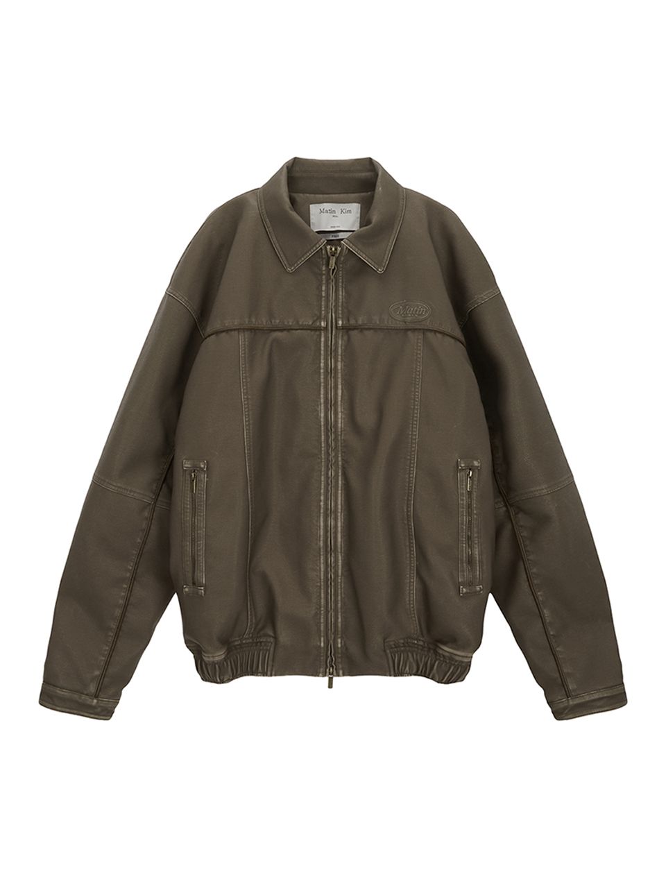 マーティンキム MATIN KIM LOGO COATING JUMPER Designer fashion, Seoul-fully created | W Concept