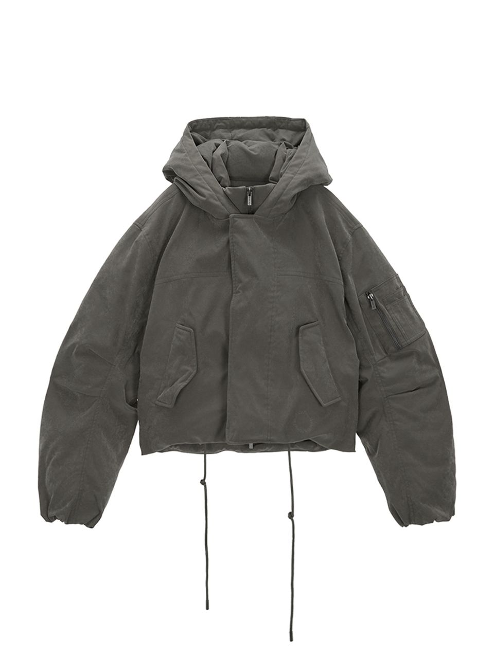 matin kim ジャンパー Matin Kim】knit mixed flight jumper | peache select