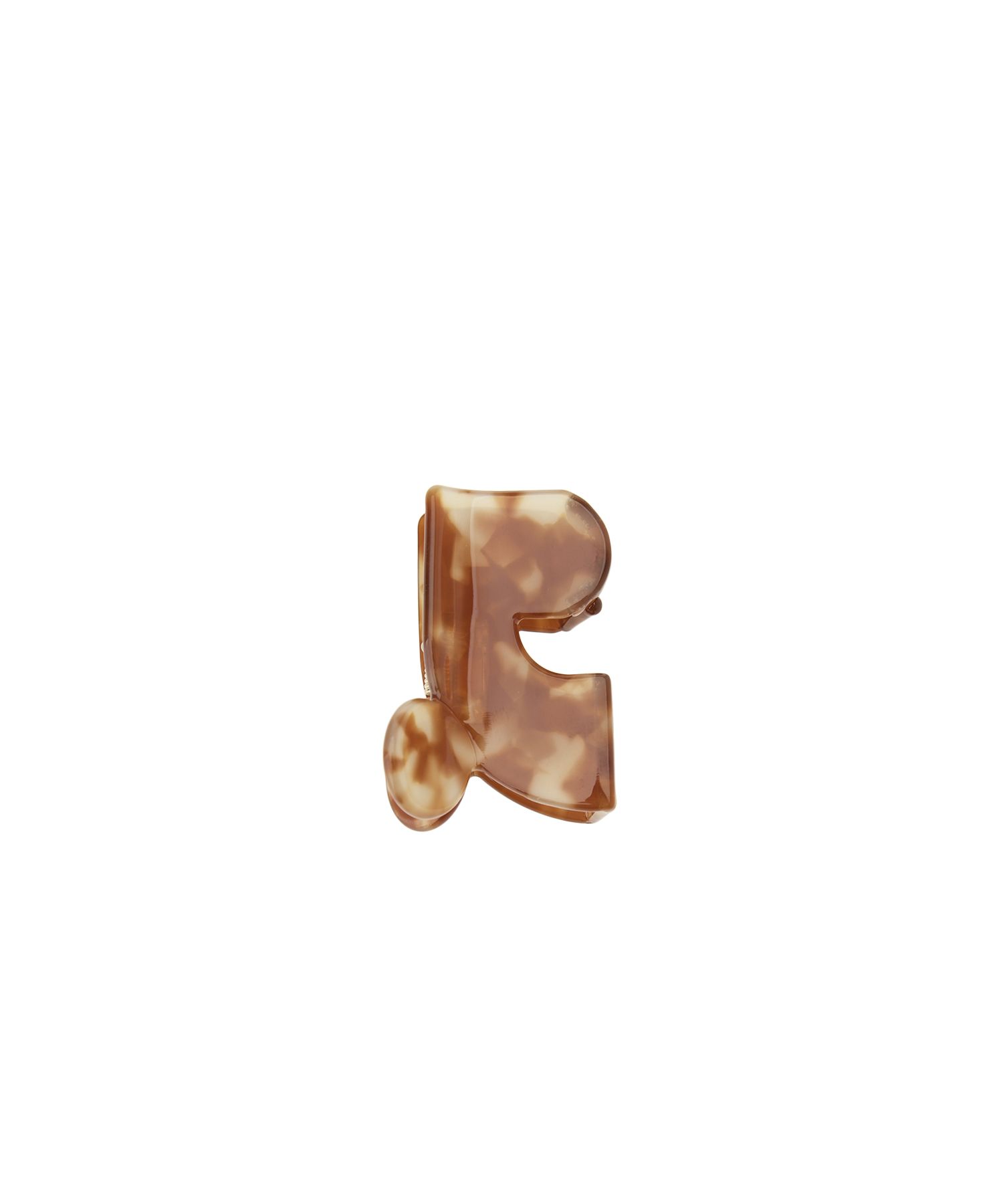 MUSINSA | REST&RECREATION LOGO HAIR CLIP (M) - BROWN