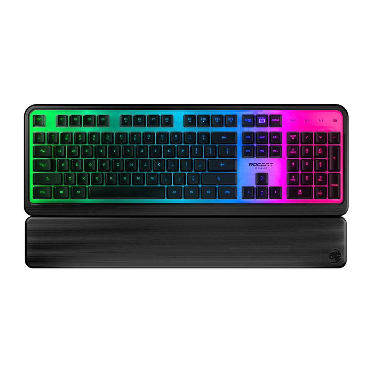 로캣(ROCCAT) 마그마 Magma 저소음 멤브레인 RGB 게이밍 키보드 (영문 자판)