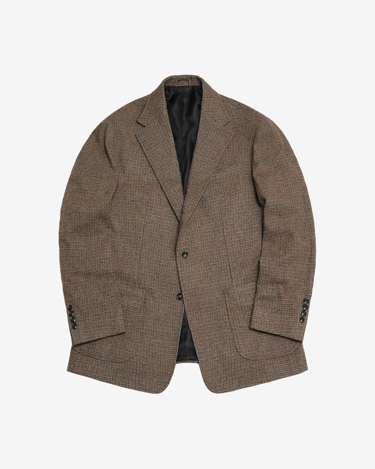 솔티(SORTIE) 410 Check Wool Jacket (Brown)