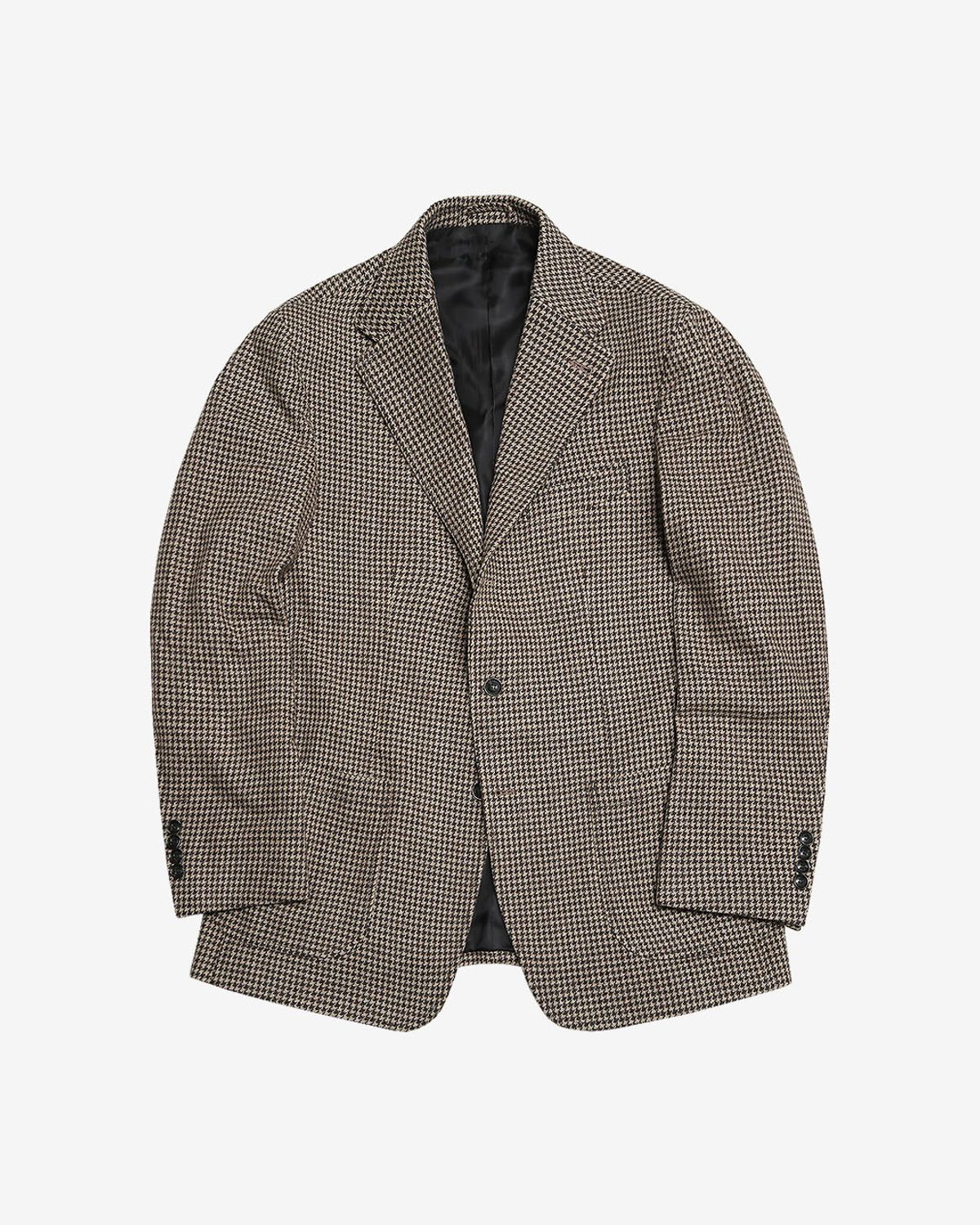 솔티(SORTIE) 410 Hound Check Wool Jacket (Brown)