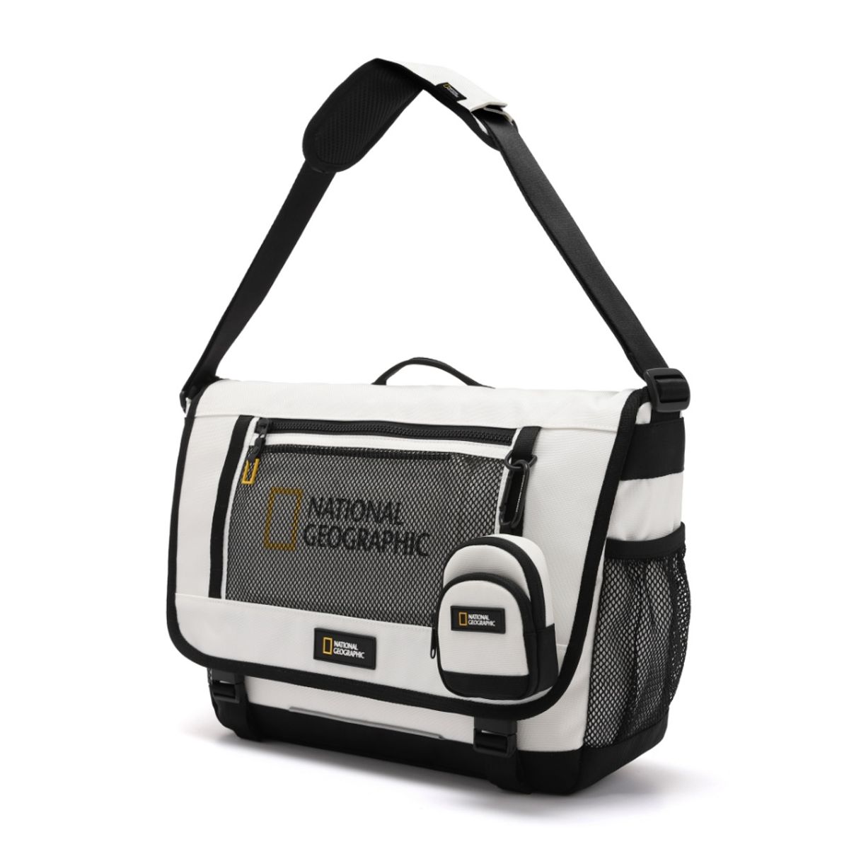내셔널지오그래픽(NATIONALGEOGRAPHIC) N255ACR510 파치 메신저백 WHITE