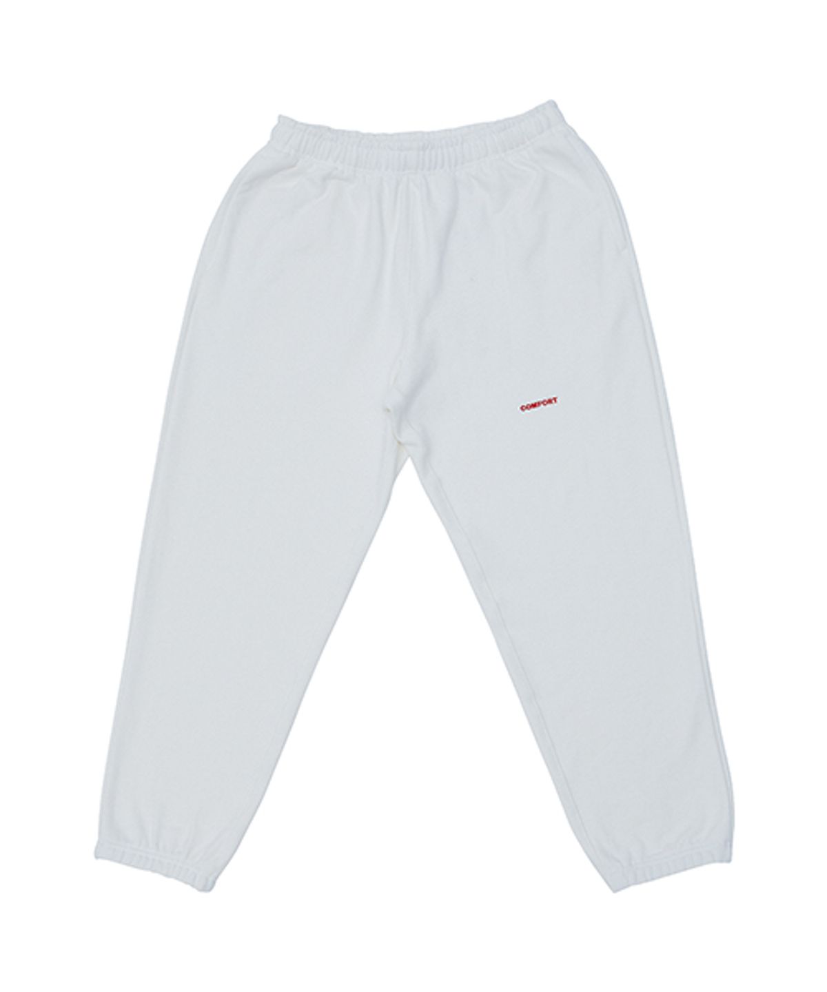 콤포트(COMFORT) 로고 스웻팬츠 오프화이트