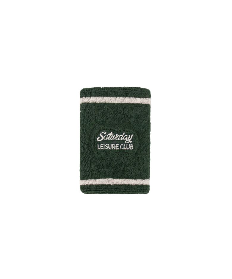 Leisure Wristband - British Racing Green & Ivory