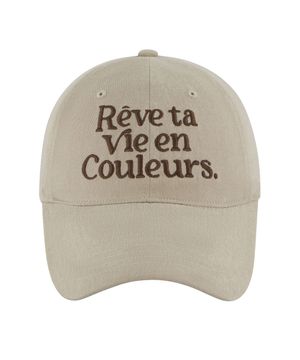 Couleurs 피치 워싱 볼캡-GSD베이지