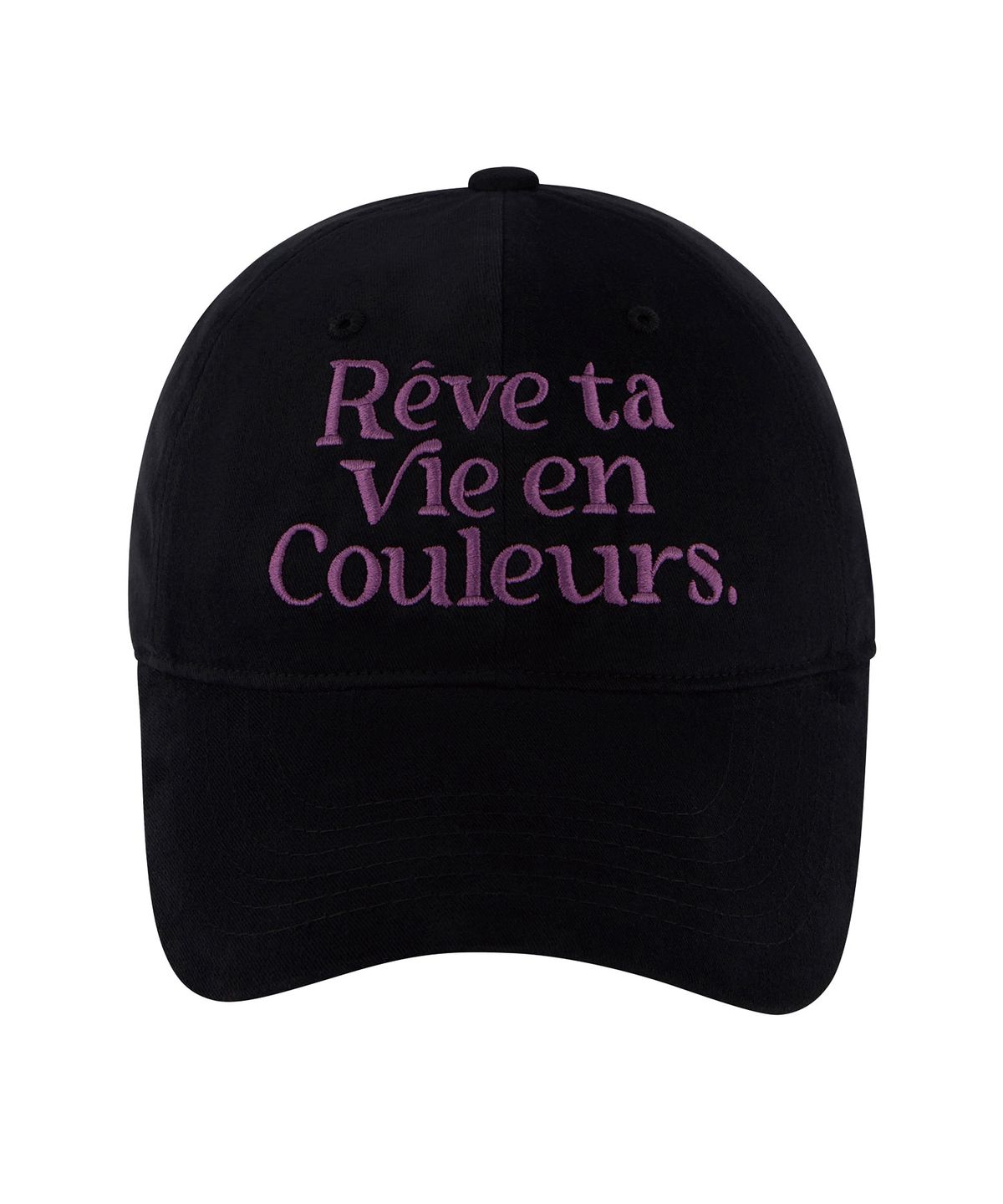 헤베렛(HEBERET) Couleurs 피치 워싱 볼캡-블랙