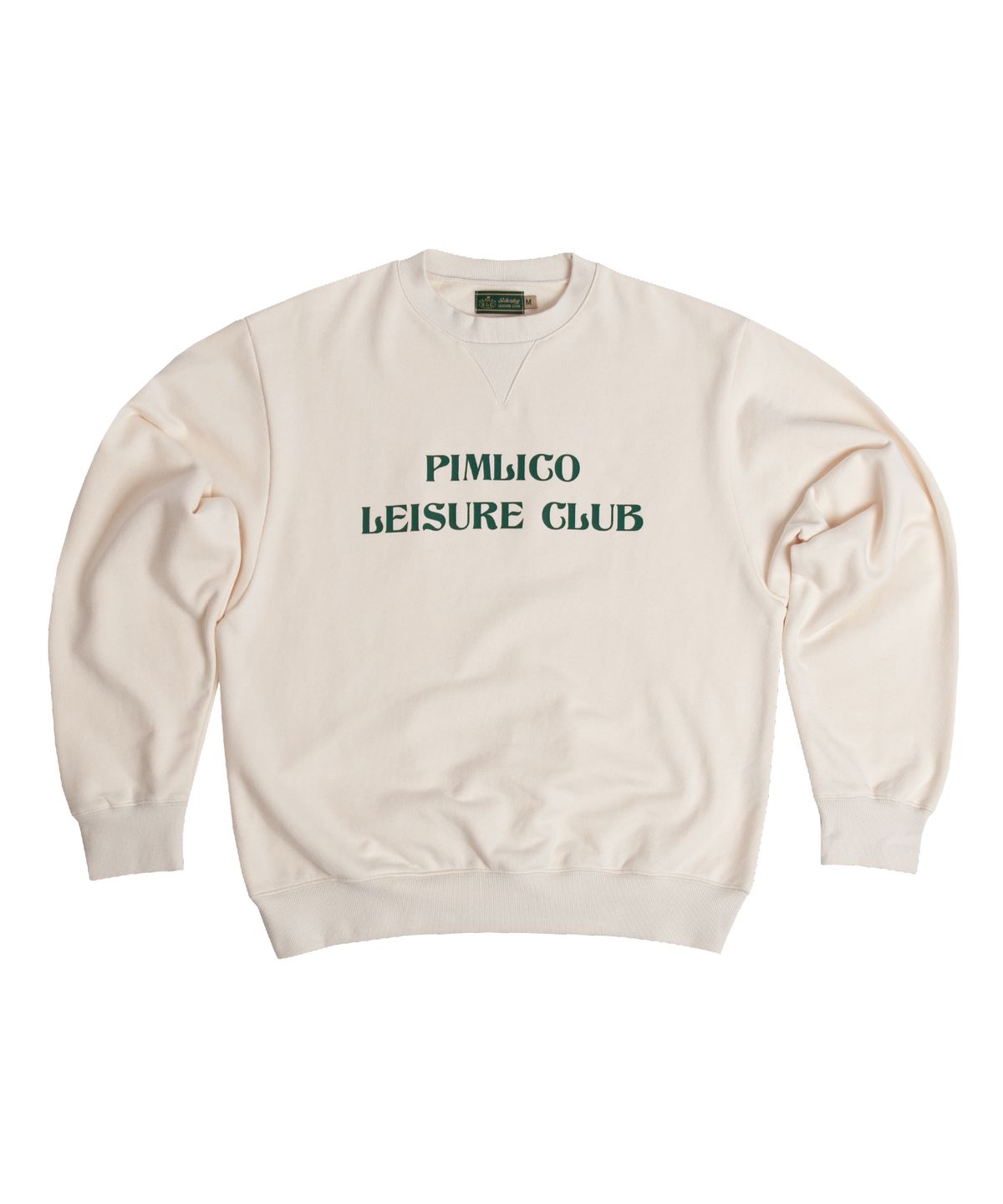 세러데이 레저 클럽(SATURDAY LEISURE CLUB) Pimlico Leisure Club Logo Leisure Sweatshirt(Unisex) - Ivory