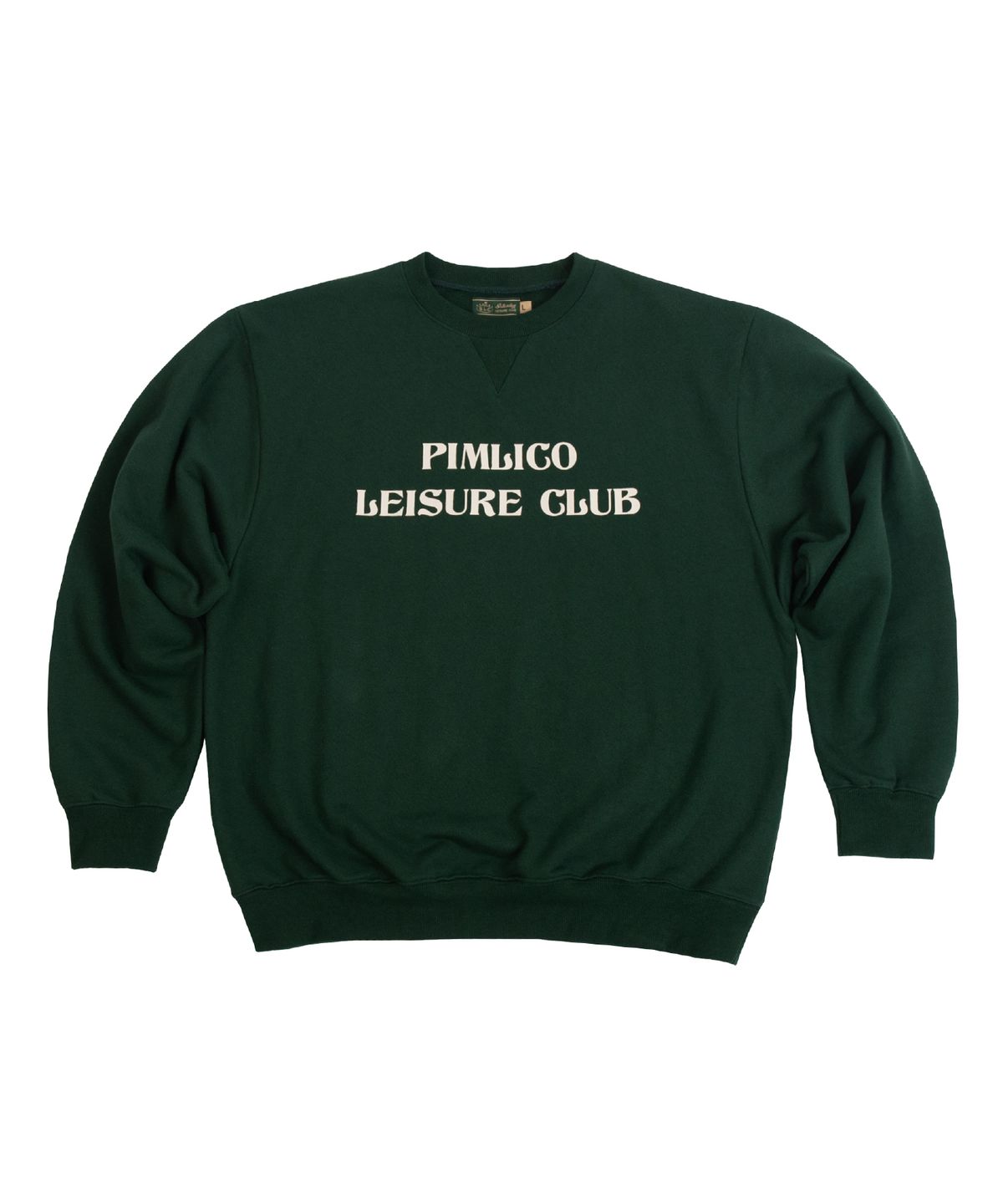 세러데이 레저 클럽(SATURDAY LEISURE CLUB) Pimlico Leisure Club Logo Leisure Sweatshirt(Unisex) - Green